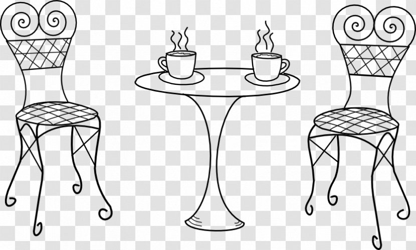 Table Chair /m/02csf Drawing Line Art Transparent PNG