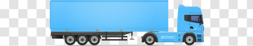 Semi-trailer Truck - Blue - Freight Transport Transparent PNG