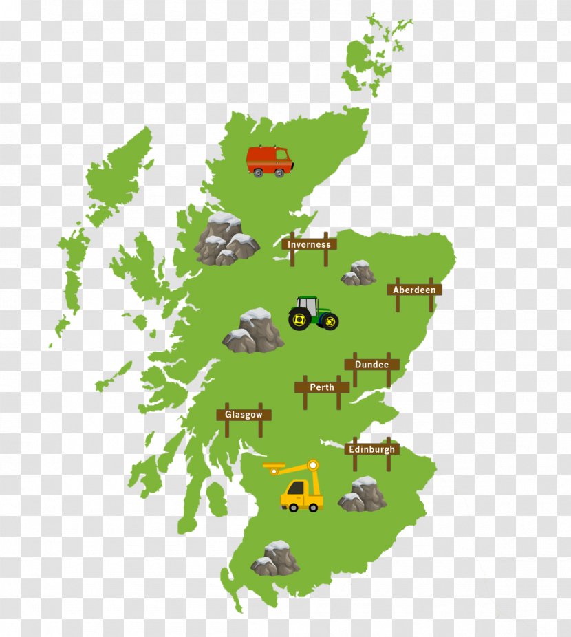 England Scotland Map - United Kingdom Transparent PNG