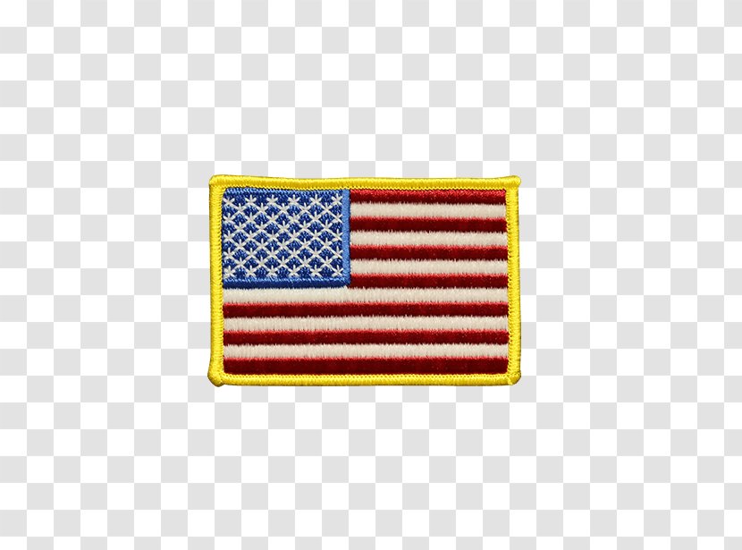 Flag Of The United States Embroidered Patch Lapel Pin Transparent PNG