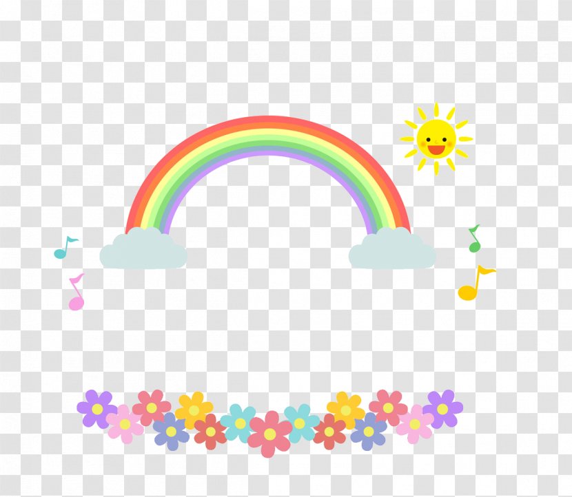 Royalty-free Rainbow Illustration - Child Transparent PNG