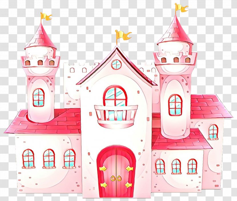 Pink Clip Art Playset Building Tower - Place Of Worship Transparent PNG