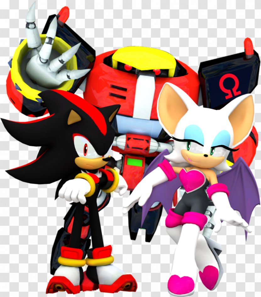 Sonic Heroes The Hedgehog Rouge Bat Shadow Knuckles Echidna - Chameleon Transparent PNG