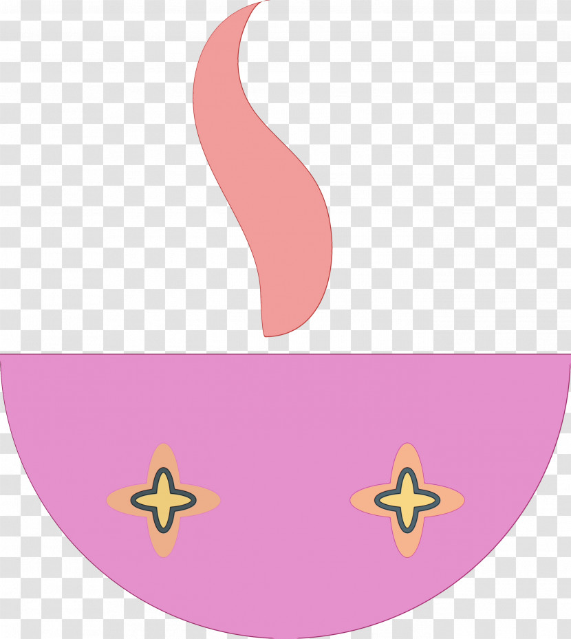 Logo Pink M Line Crescent Meter Transparent PNG