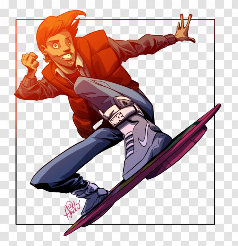 Marty McFly Back To The Future Illustration Image Clip Art Transparent PNG