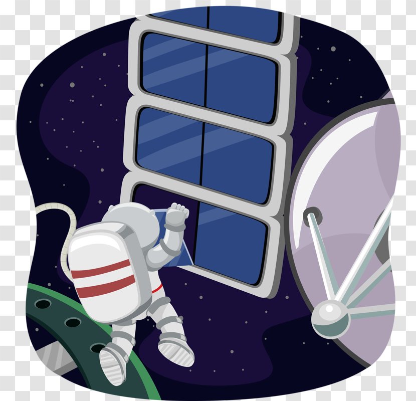 Football Helmet Astronaut Outer Space Illustration - Cartoon - Astronauts Transparent PNG