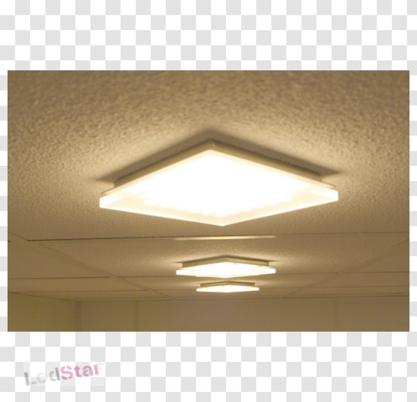 Light-emitting Diode Lighting LED Lamp Fluorescent - Ceiling - Light Transparent PNG