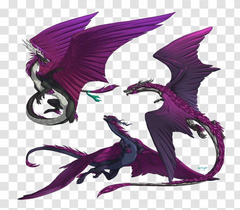 Dragon Legendary Creature Supernatural - Purple Transparent PNG