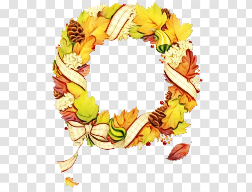 Thanksgiving Day Autumn Background - Painting - Lei Plant Transparent PNG