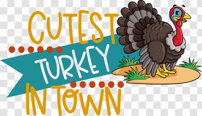 Cutest Turkey Thanksgiving Turkey Transparent PNG