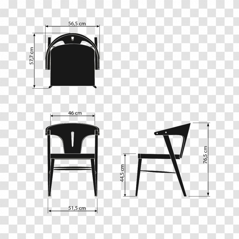 Chair Table White - Black And Transparent PNG