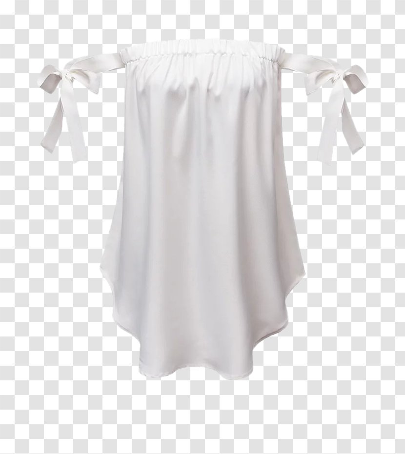 Blouse Sleeve Dress Clothing Shirt - Neck Transparent PNG