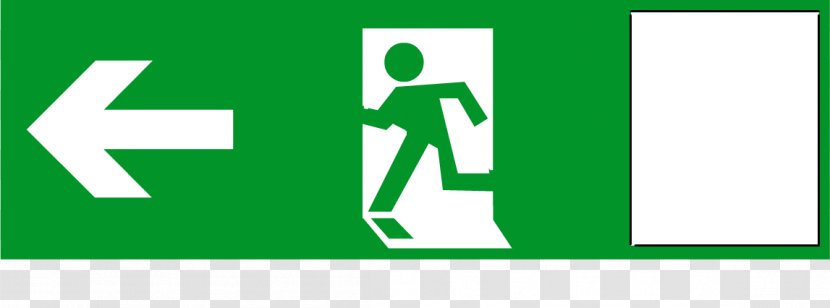 Emergency Exit Sign Fire Escape - Signs Pictures Transparent PNG