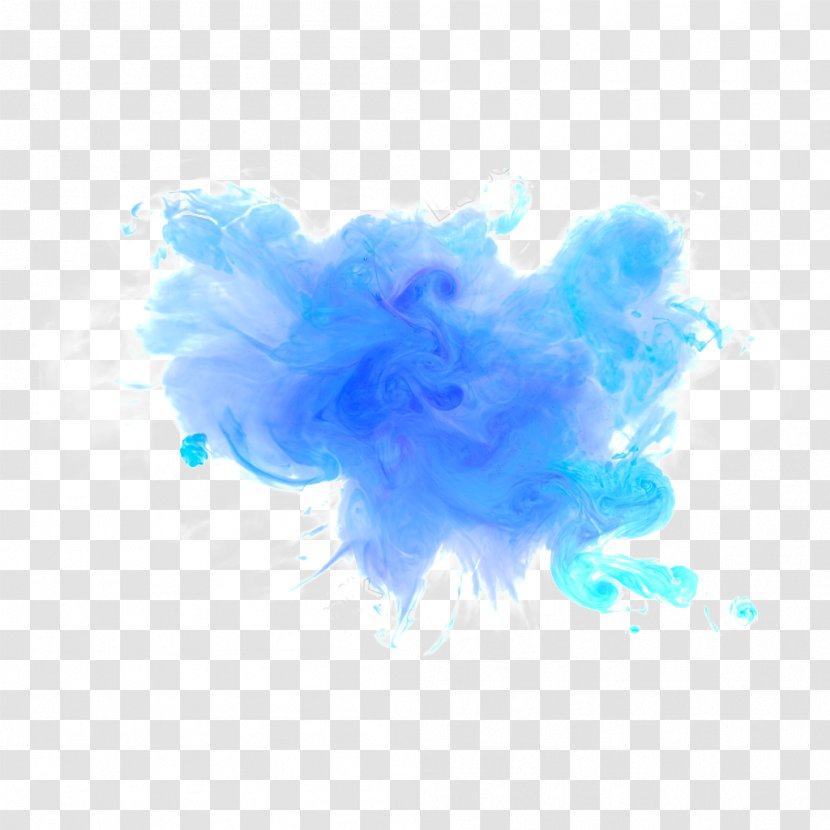 Blue Desktop Wallpaper Image Graffiti - Watercolor Painting Transparent PNG