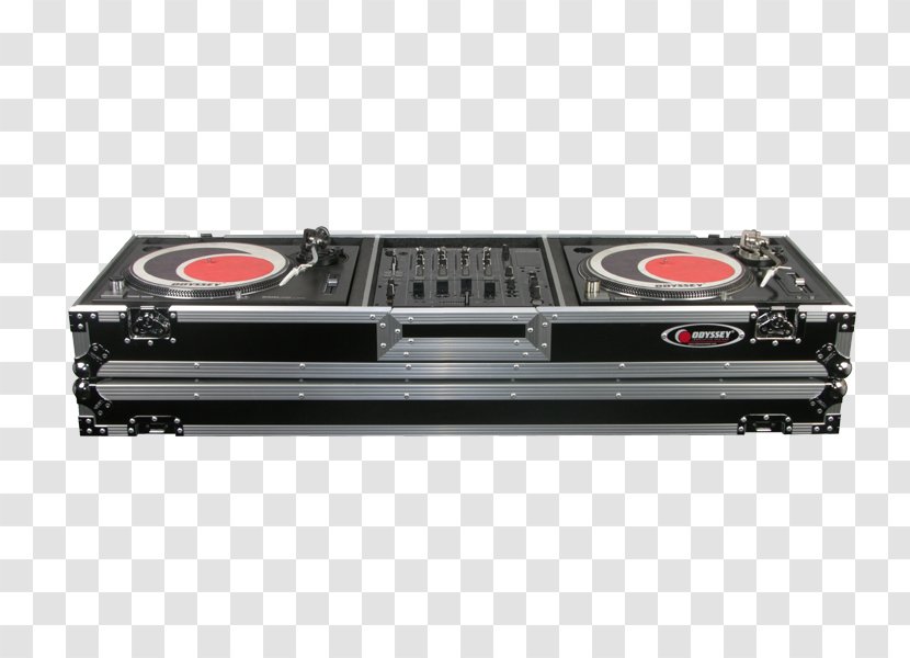 Audio Mixers DJ Mixer Turntablism Disc Jockey Two Turntables And A Microphone - Flower - Musical Instruments Transparent PNG