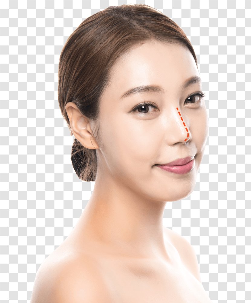 Nose Eyebrow Plastic Surgery Face - Silhouette Transparent PNG