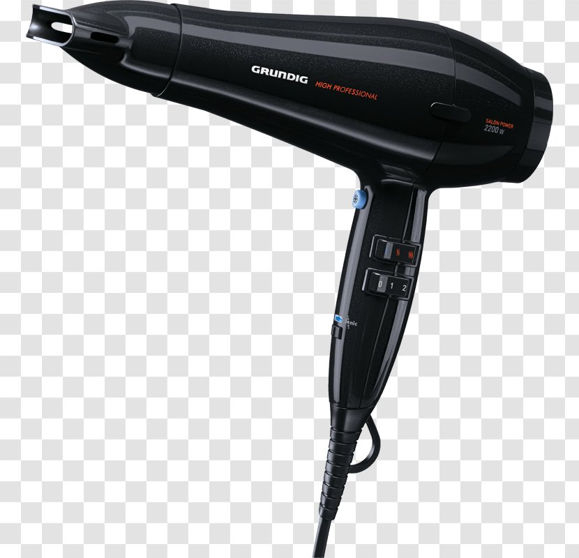 Hair Dryers Grundig Hd Hairdryer 2200w Drier Rowenta CV 1322 1600W Black Dryer Hardware/Electronic Machine - Beauty Treatment Transparent PNG