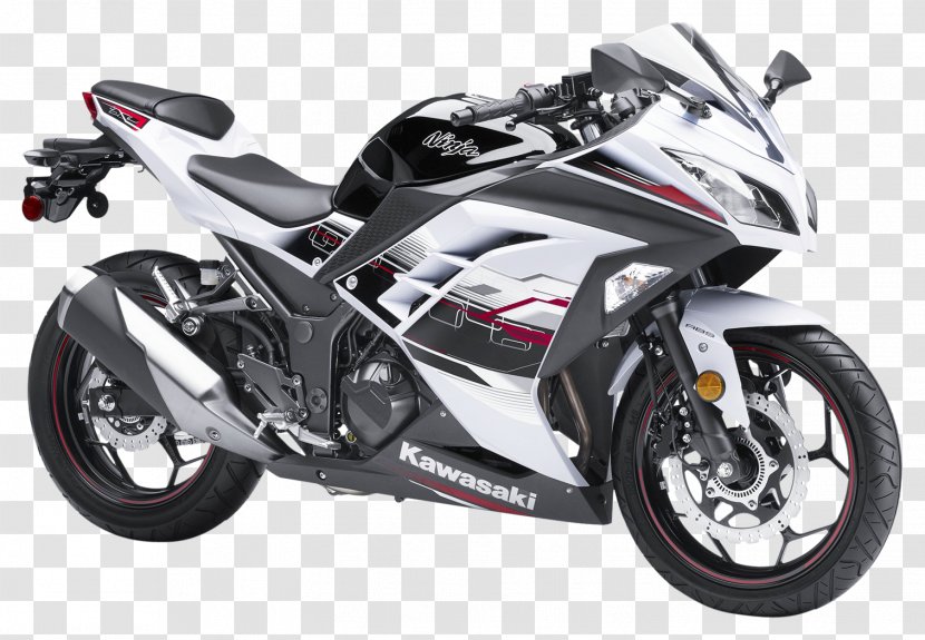 Kawasaki Ninja 300 Motorcycle Fairing Sport Bike Motorcycles - Automotive Exhaust - White Transparent PNG