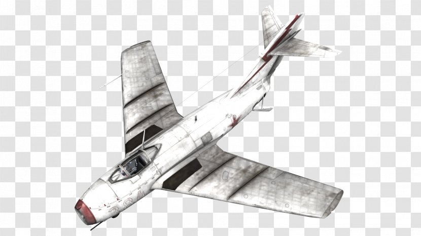 Fighter Aircraft Mikoyan-Gurevich MiG-15 Aviation - Jet - Model Transparent PNG