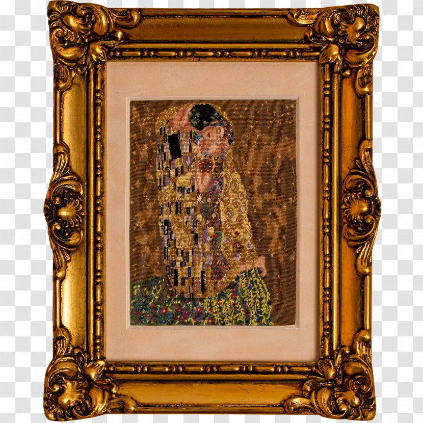 The Kiss Judith And Head Of Holofernes Poppy Field Art Painting - Picture Frames Transparent PNG