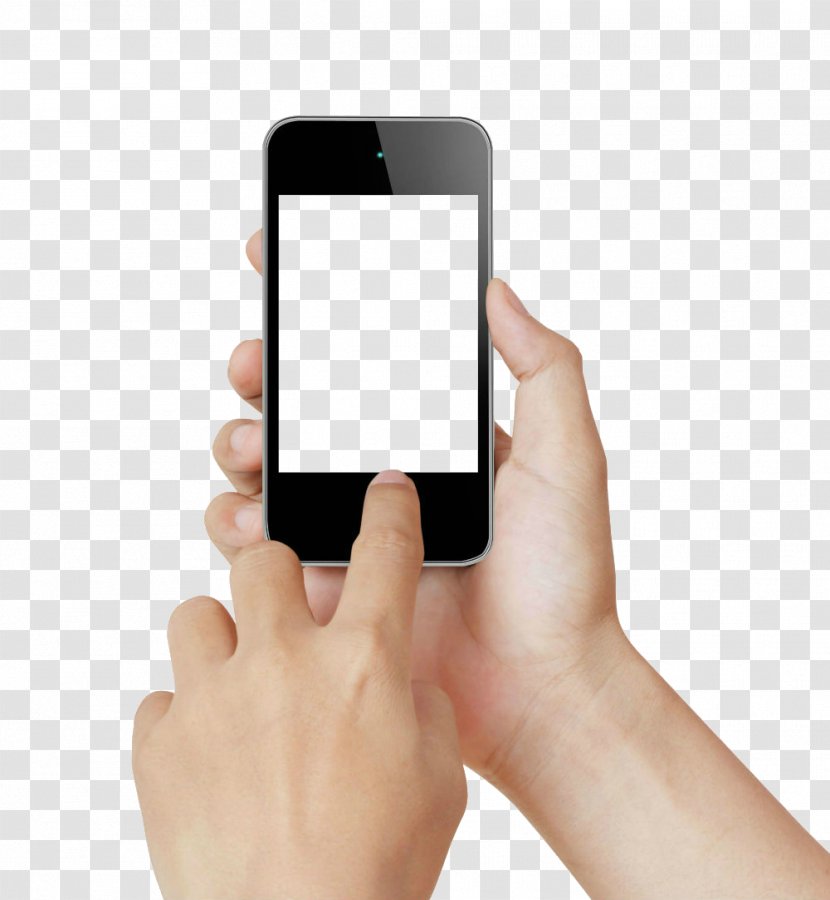 IPhone Touchscreen Smartphone Handheld Devices Stock Photography - Feature Phone - Touch Transparent PNG