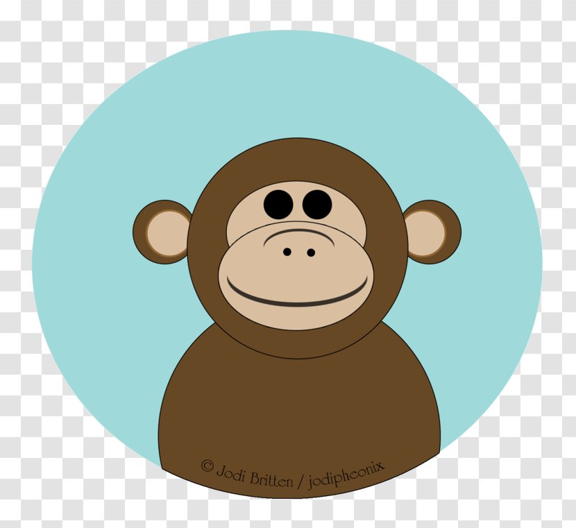 Monkey Illustration Cartoon Product - Smile Transparent PNG