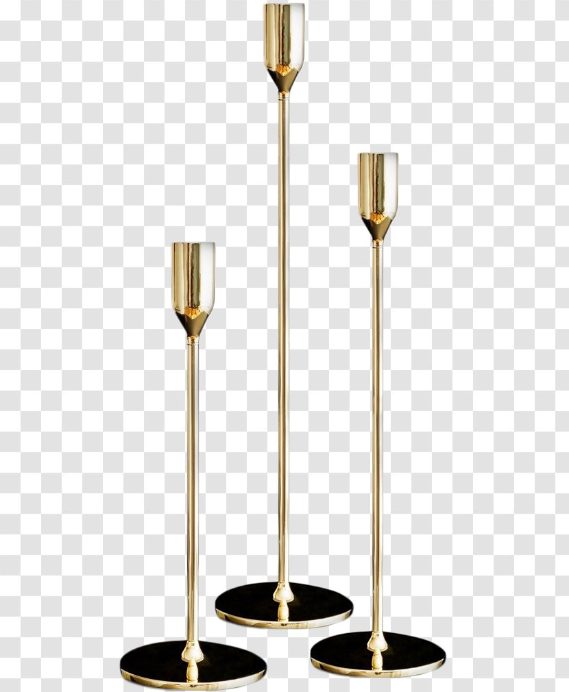 Skultuna Mässingsbruk Brass Candlestick - Vase Transparent PNG