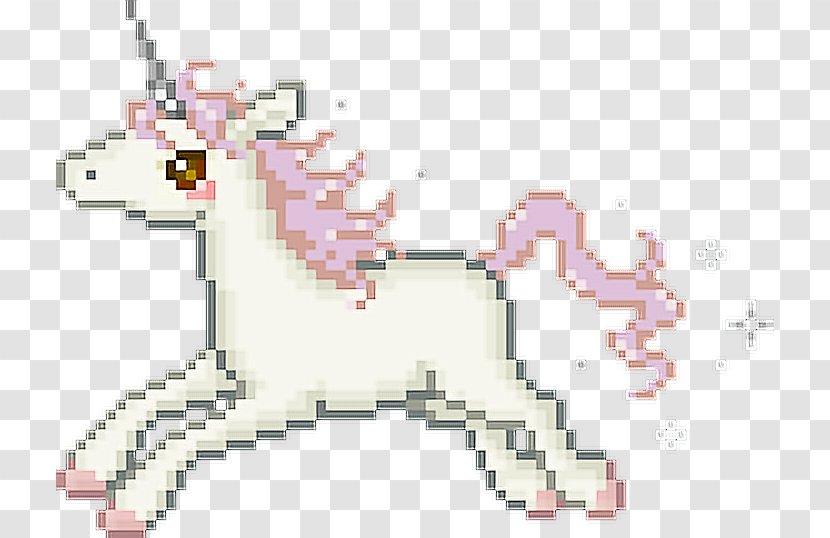 Pixel Art Drawing Image Robot Unicorn Attack - Heart - Neko Transparent PNG