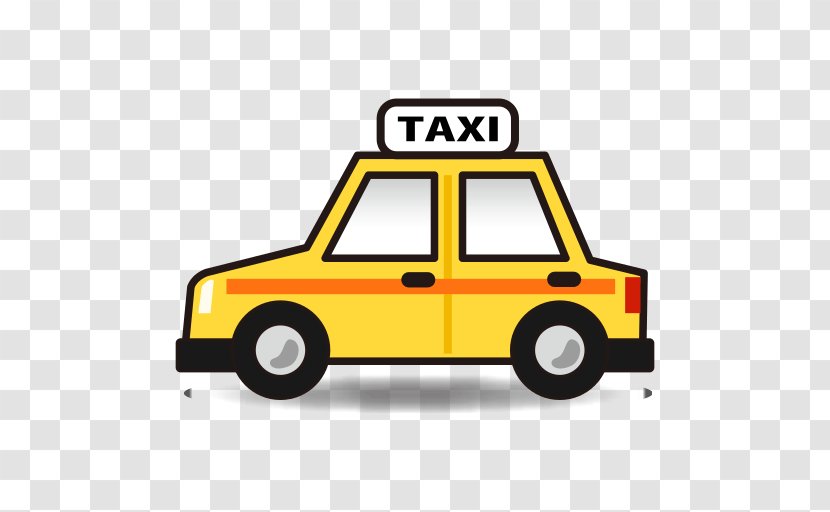 Taxi Emoji Car SMS Text Messaging Transparent PNG
