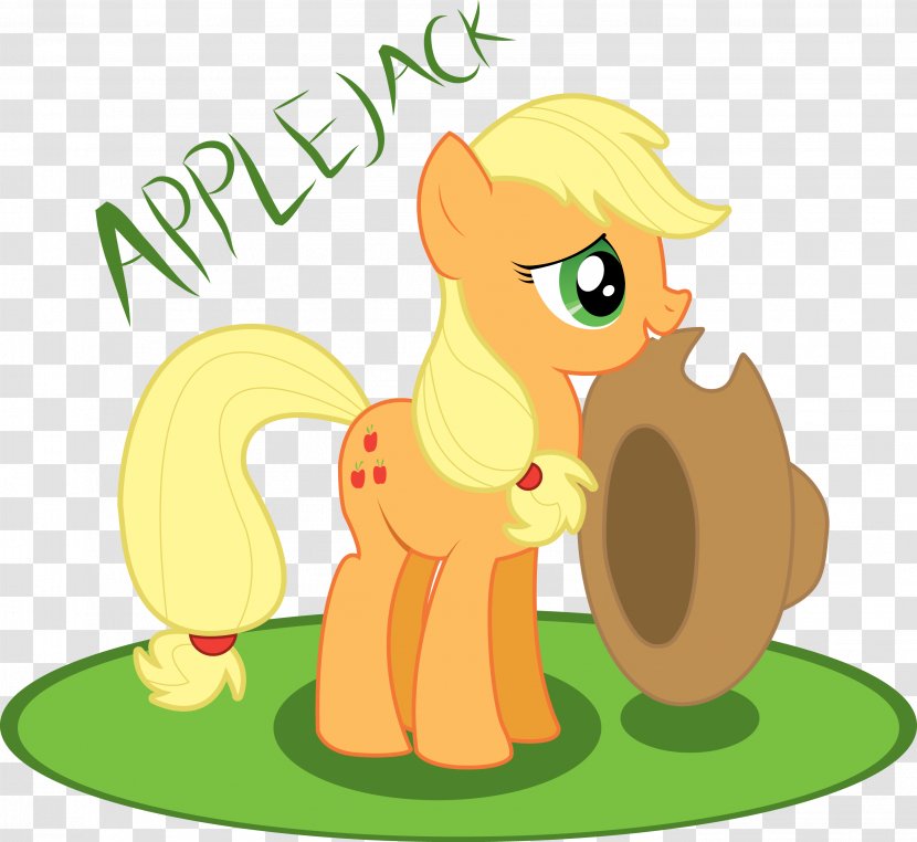 Pony Applejack Diner Horse - Flower - Apple Transparent PNG