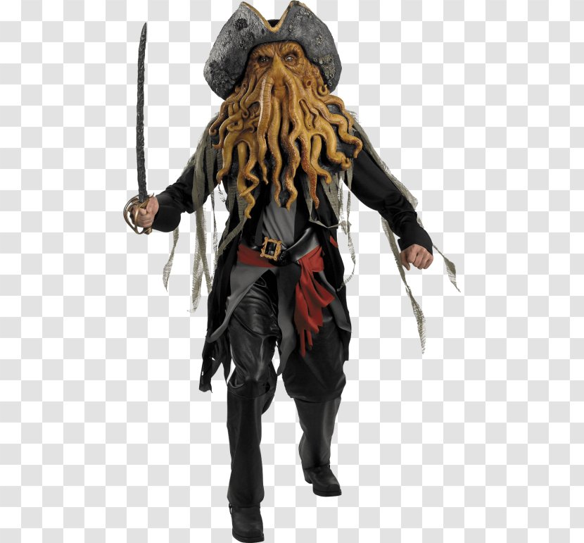 Davy Jones Jack Sparrow Costume Pirates Of The Caribbean - Design - Pirate Transparent PNG