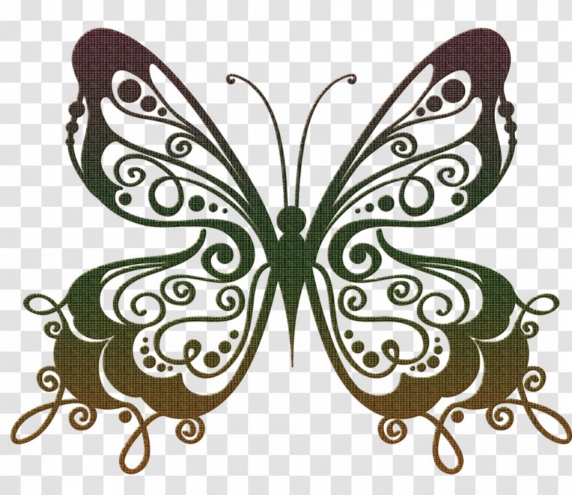 Monarch Butterfly Clip Art Image - Glasswing Transparent PNG