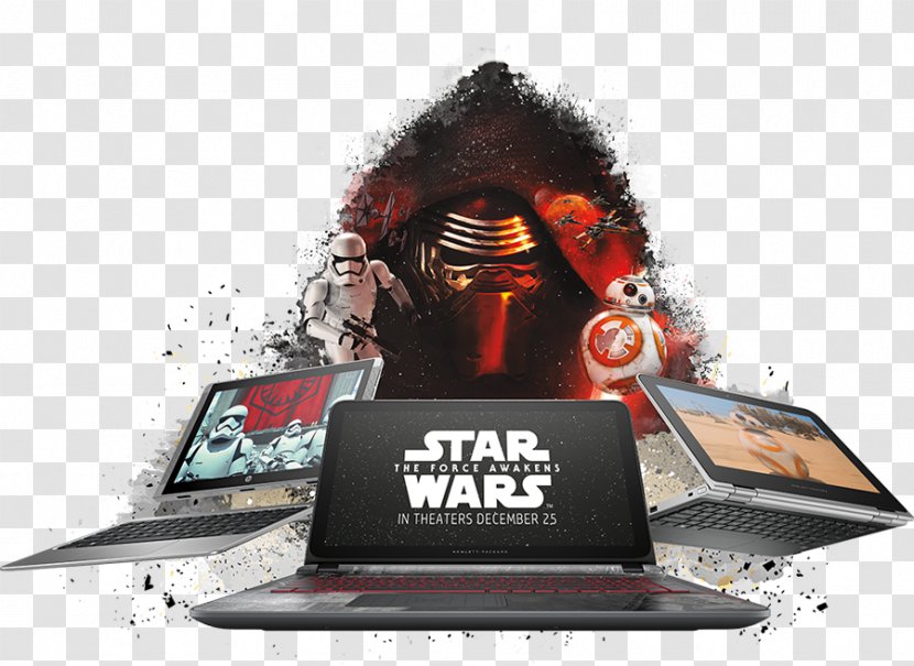 Laptop Hewlett-Packard R2-D2 Yoda Star Wars - Touchscreen Transparent PNG