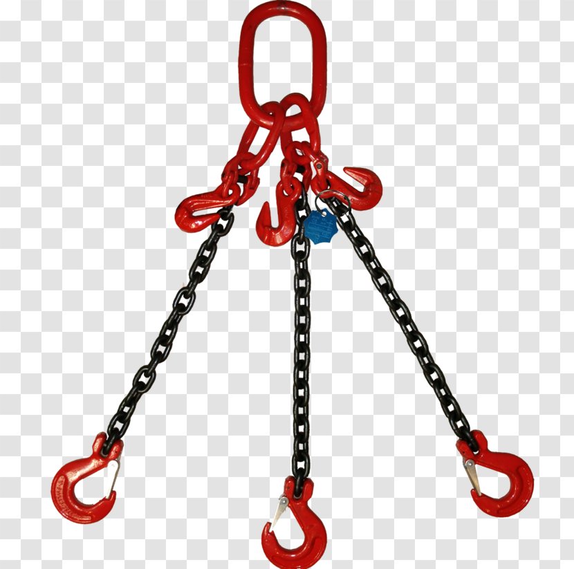 Lifting Hook Chain Strop Tie Down Straps - Bulk Cargo Hold Transparent PNG