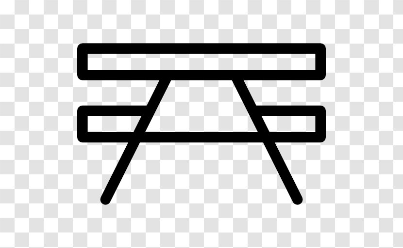 Good Vibe Factory Picnic Table - Rectangle - Bench Vector Transparent PNG