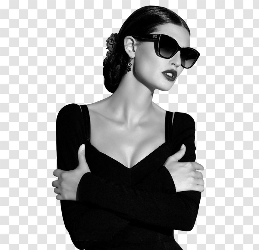 Bianca Balti Sunglasses Dolce & Gabbana Fashion Eyewear - Watercolor Transparent PNG