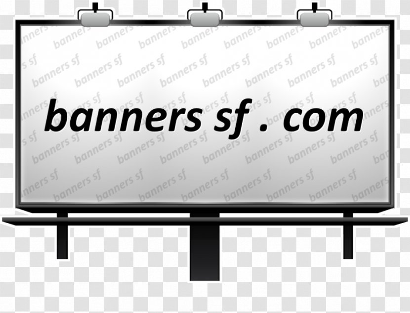Advertising Signage Clip Art - Display Device - Bill-board Transparent PNG