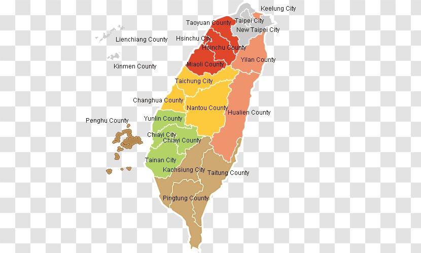 Chiayi Taipei Tainan Map Pingtung County Transparent PNG