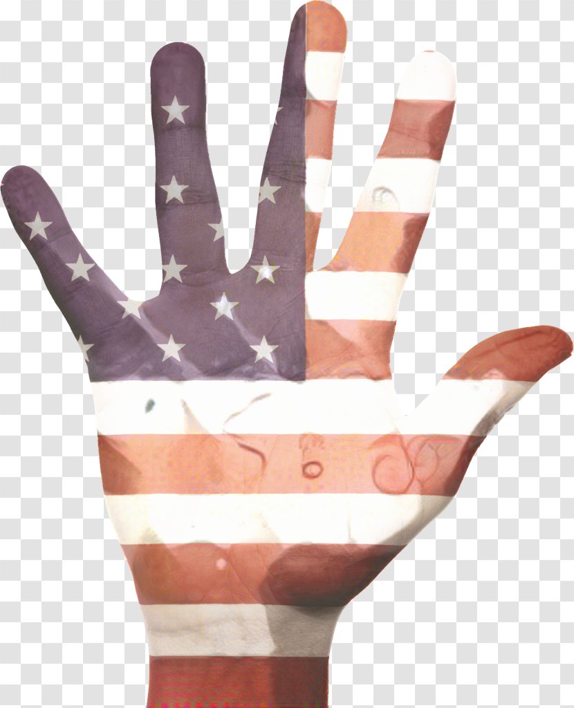 United States Hand Flag Translation Thumb - Fashion Accessory Transparent PNG