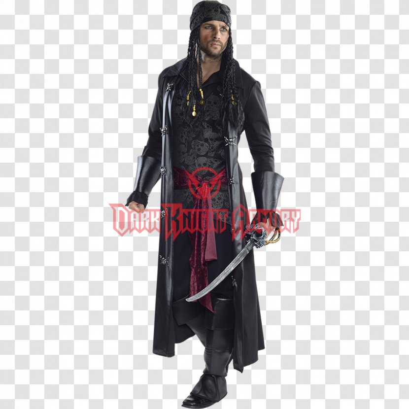 Piracy Costume Overcoat Clothing Shirt - Robe Transparent PNG