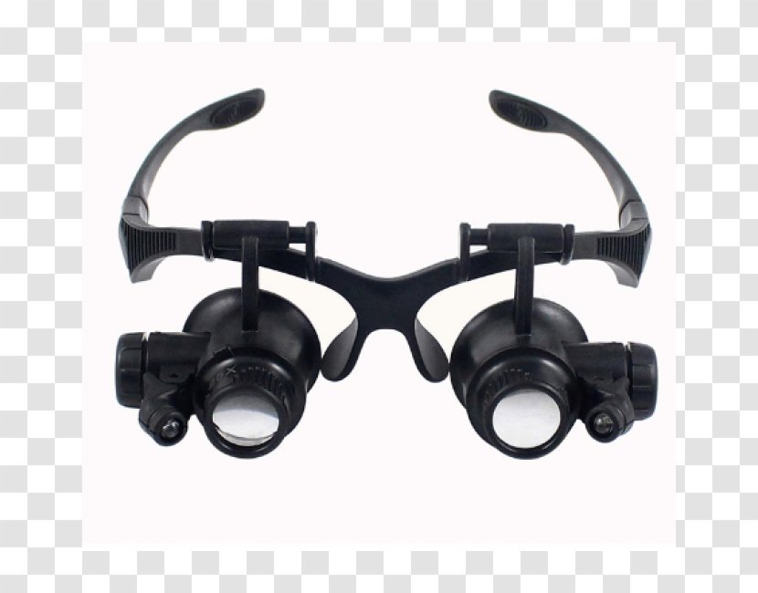 Light Magnifying Glass Loupe Glasses - Hardware Transparent PNG