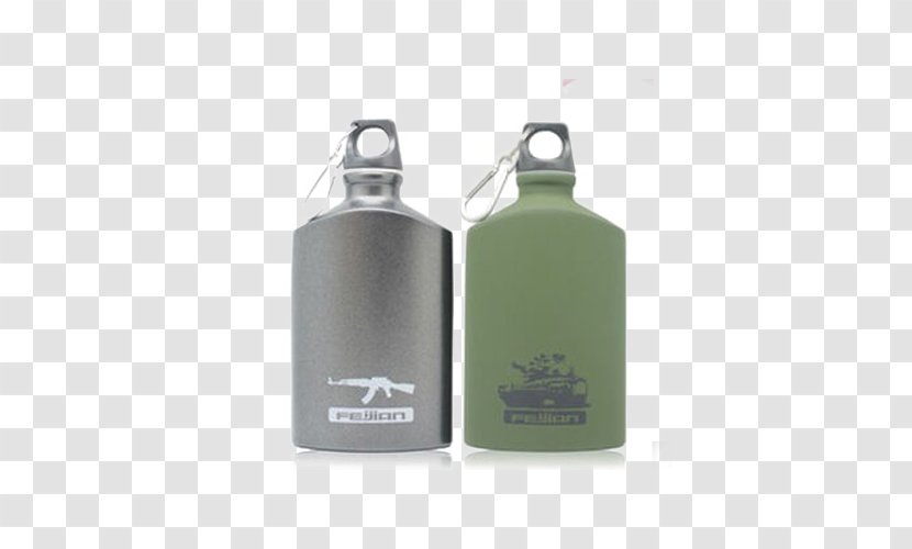 Water Bottle Aluminium Stainless Steel Teapot - Drinking - Military Outdoor Sports Suit Transparent PNG