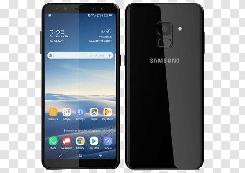 Smartphone Samsung Galaxy A8 / A8+ S Plus Feature Phone - Android Transparent PNG