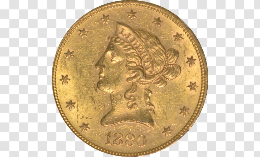 Gold Coin Double Eagle - Grading - 50 Fen Coins Transparent PNG