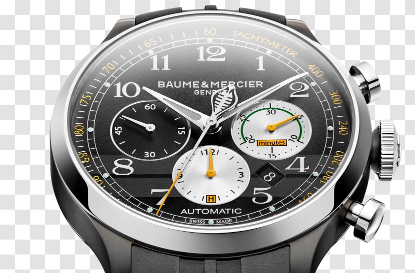 Automatic Watch Baume Et Mercier Chronograph AC Cobra - Strap Transparent PNG