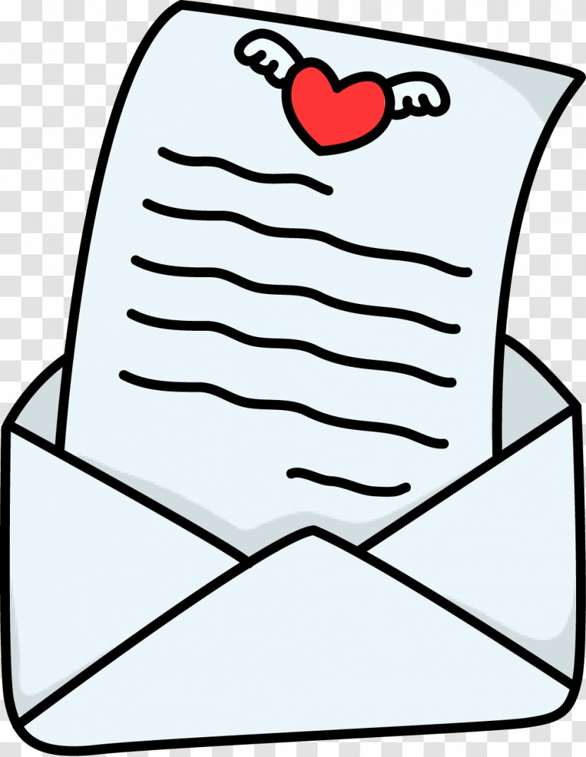 Love Letter Clip Art - Line Transparent PNG