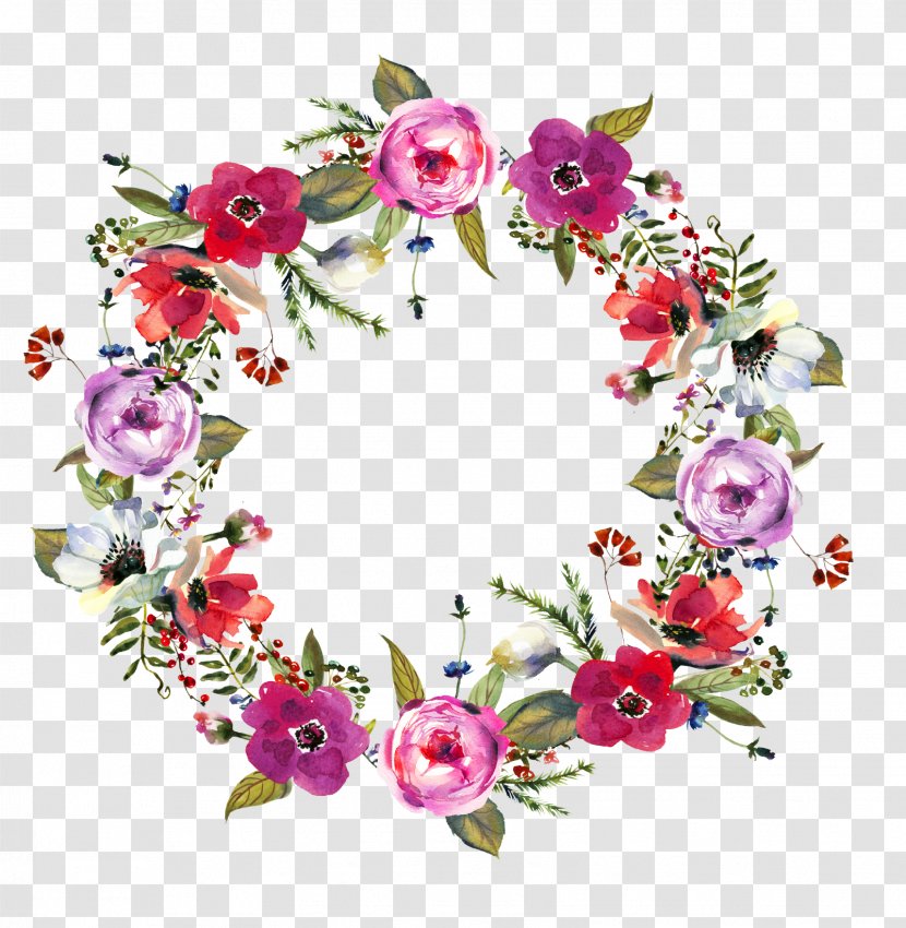 Flower Ring Stock Photography Clip Art - Bouquet - Floral Wreath Transparent PNG