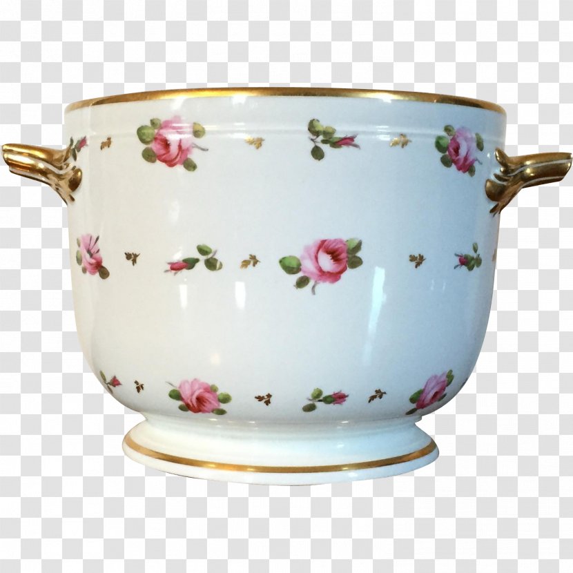 18th Century Derby Porcelain Cachepot Pottery - Hand Painted Teacup Transparent PNG