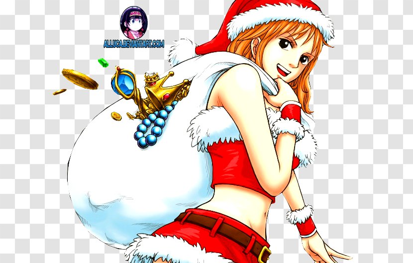 Nami Usopp Monkey D. Luffy One Piece Treasure Cruise Christmas - Heart - Nel Zel Transparent PNG