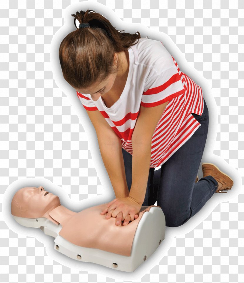 Basic Life Support Cardiopulmonary Resuscitation Mannequin Automated External Defibrillators - Silhouette Transparent PNG